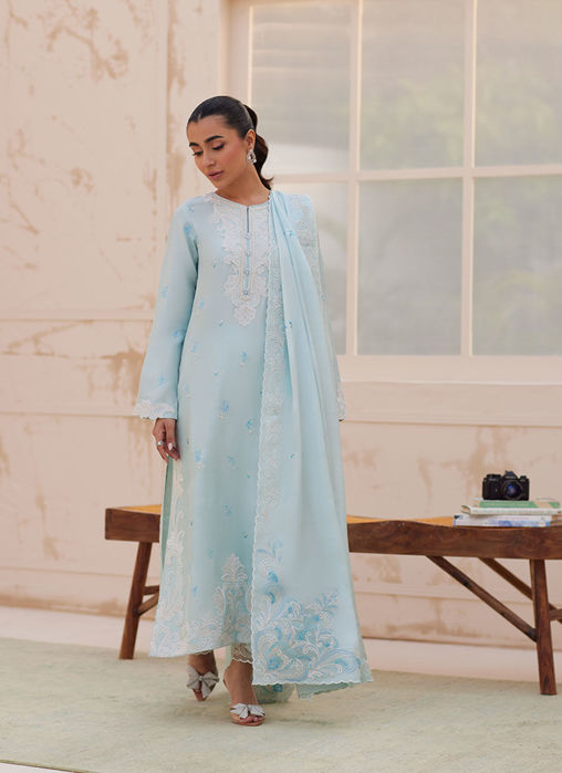 Picture of Carla Powder Blue Shirt and Dupatta