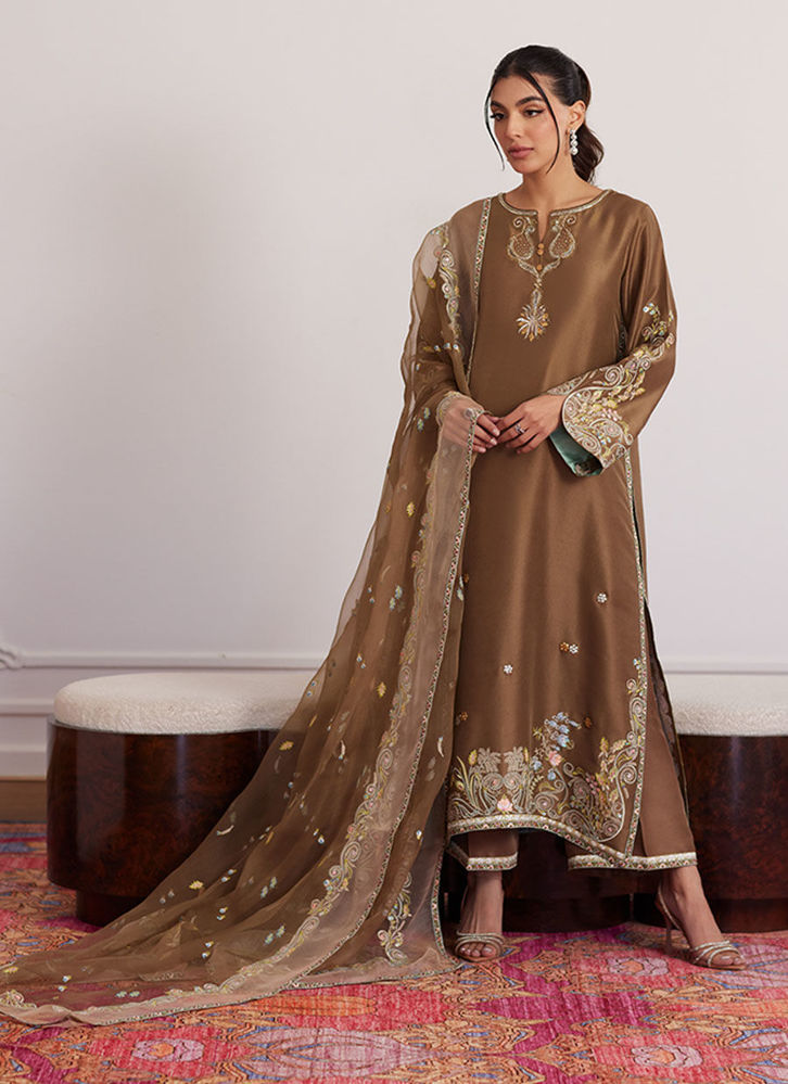 Picture of Thea Latte Shirt And Dupatta