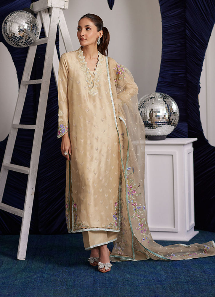 Picture of Brenna Champagne Shirt And Dupatta