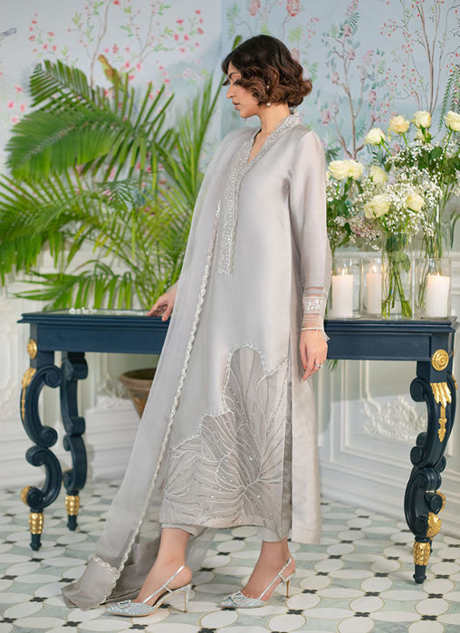Lainey Grey - Shirt, Pants And Dupatta