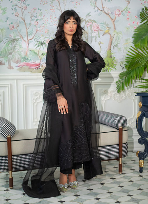Lainey Black - Shirt, Pants And Dupatta