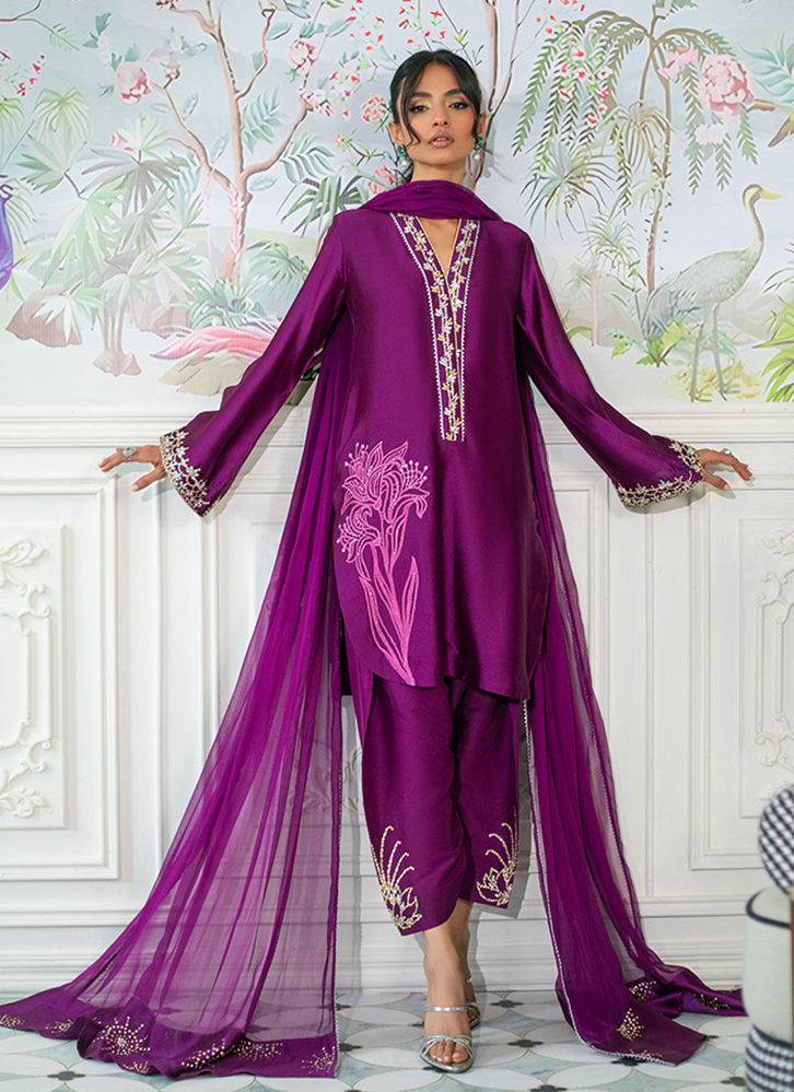 Picture of Melanie Plum - Shirt And Dupatta