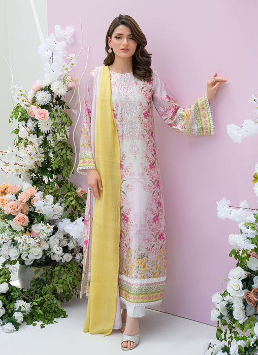 Rose Reverie - Shirt and Dupatta