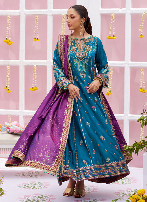 Alaya Teal Kurta and Dupatta