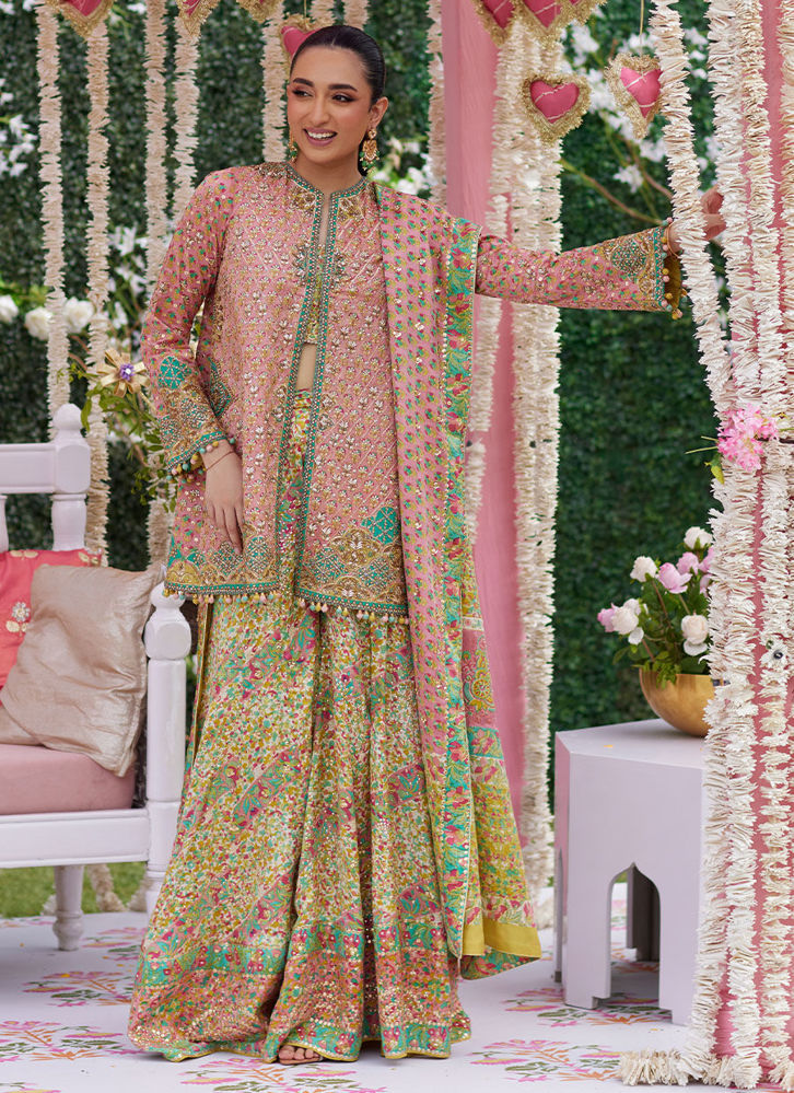 Picture of Shae Blockprinted Dhaka and Short Jacket