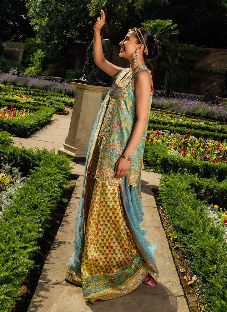 Picture of Ryenna Blockprinted Short Shirt and Dhaka