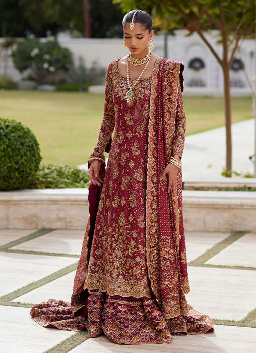 Shahbanu Crimson Bridal