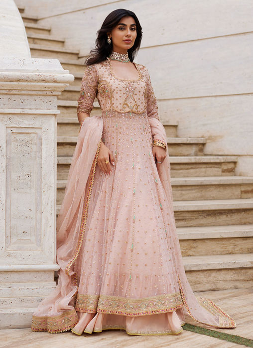 Nazneed Peach Kalidaar