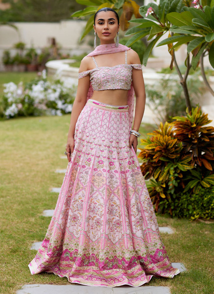Picture of Dilruba Carnation Pink Lehnga Choli