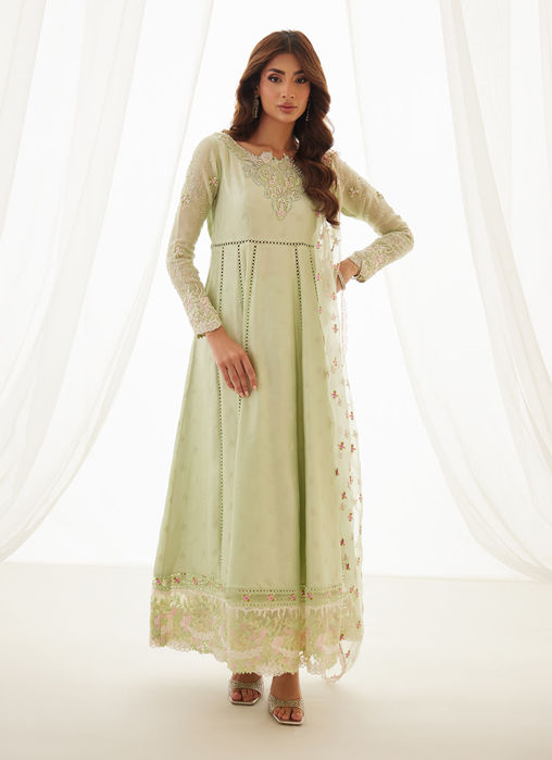 Picture of Leni Apple Green Shirt And Dupatta