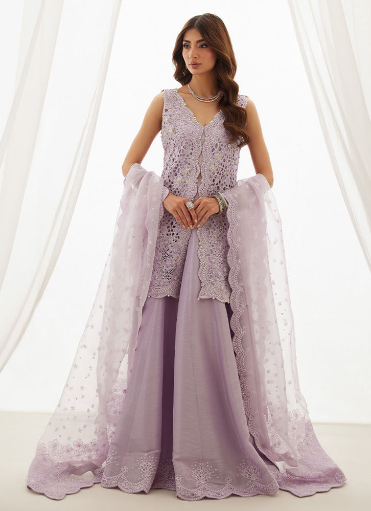 Picture of Lumi Lavender Shirt, Lehenga And Dupatta
