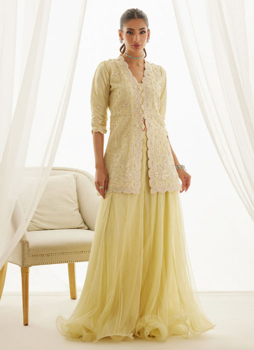 Lavin Lemon Shirt And Lehnga