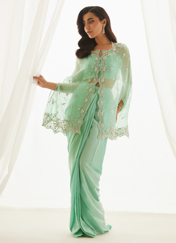 Picture of Calaya Aqua Cape, Bustier And Skirt