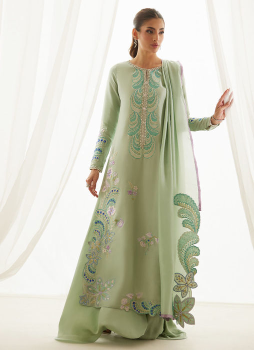 Jovie Blue Shirt And Dupatta