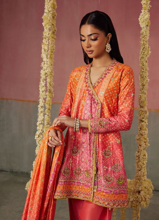 Ananya Ombre Shirt And Dupatta