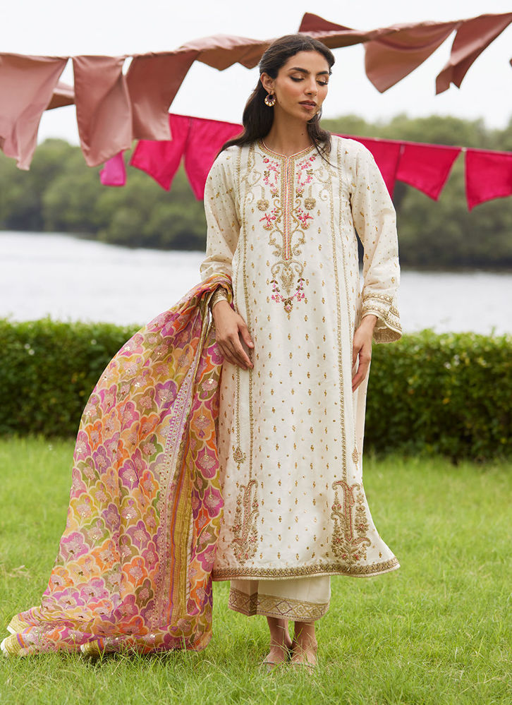 Picture of Ember Ivory Kurta And Dupatta