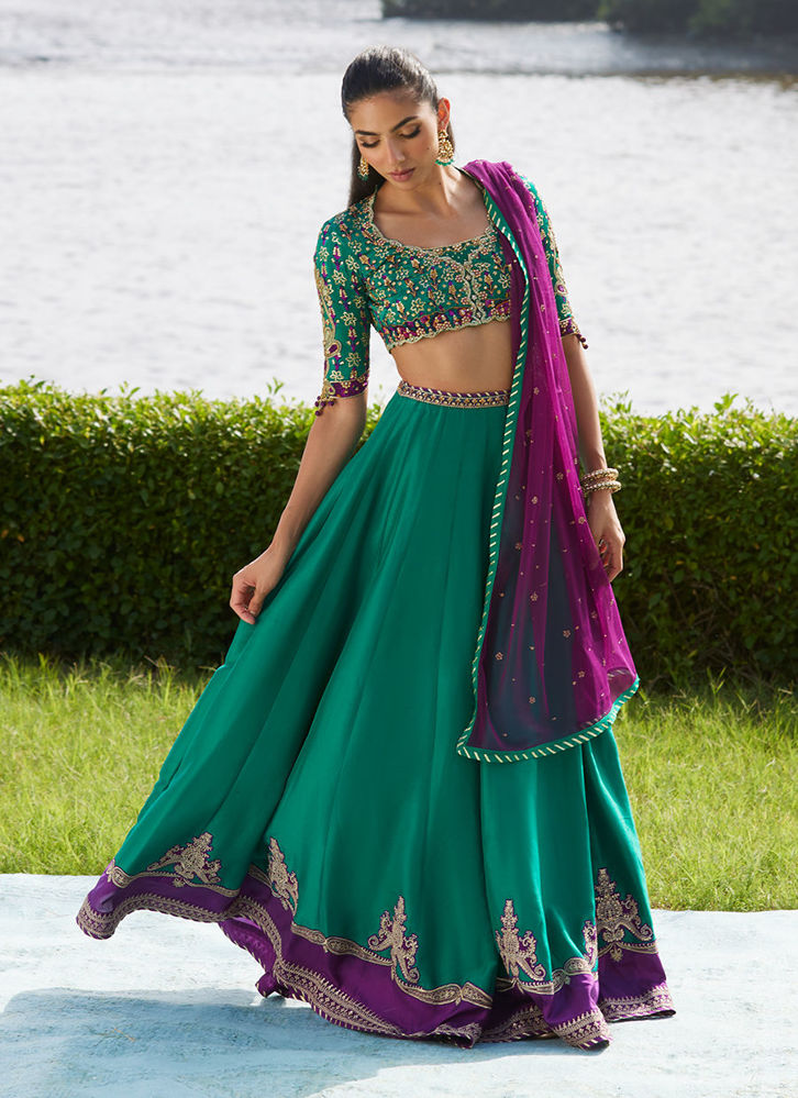 Picture of Amaranth Lehnga Choli