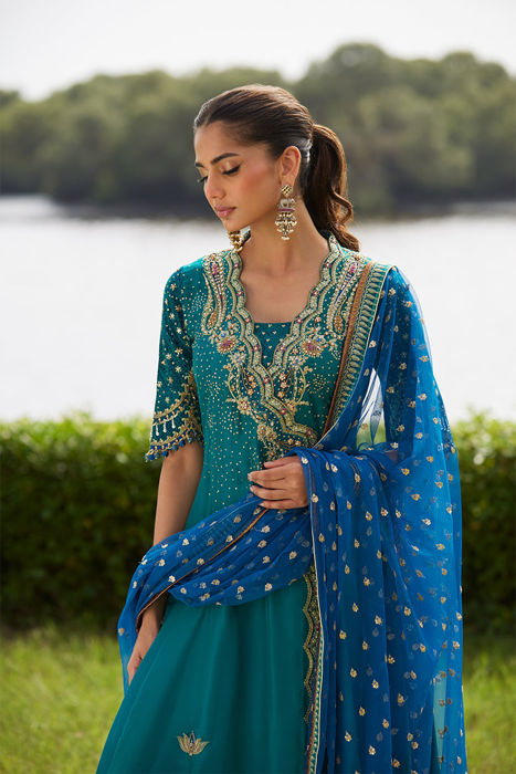 Empress Emerald Kalidaar And Dupatta