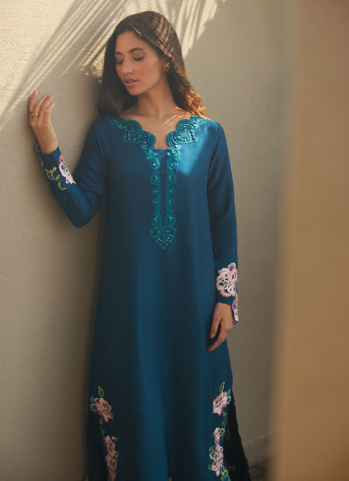 Terra Teal Kaftan