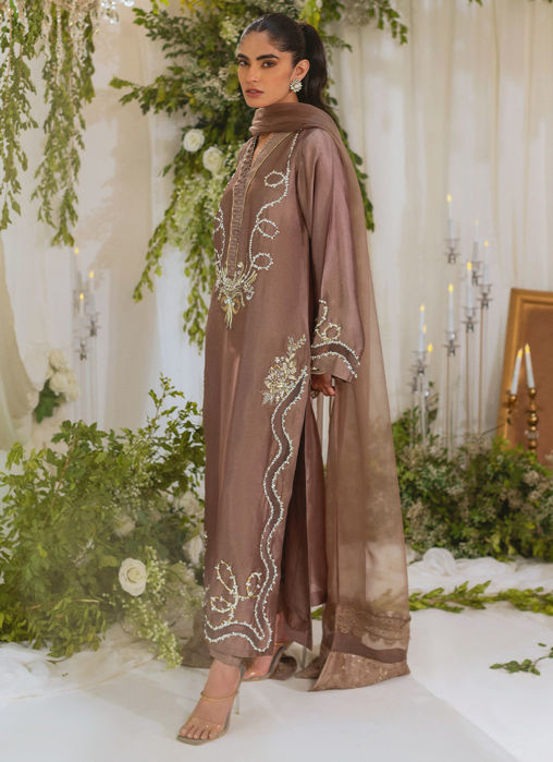 Amalina Taupe (Shirt and Pants)