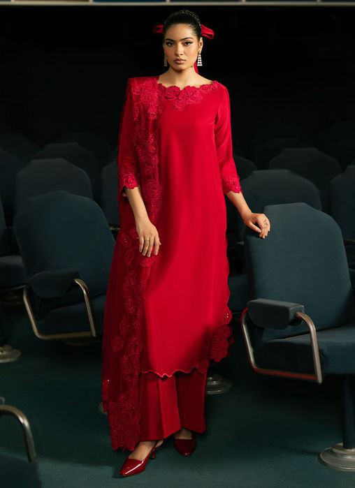 Picture of Rose Silk with Dupatta