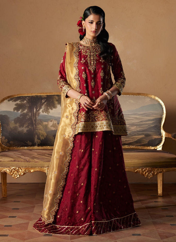 Picture of Alice Peplum With Flared Dhaka