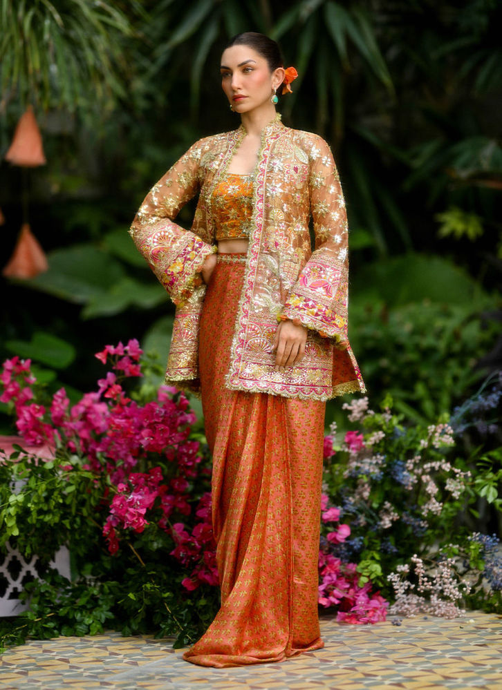 Picture of Verity Jacket And Dhoti-Draped