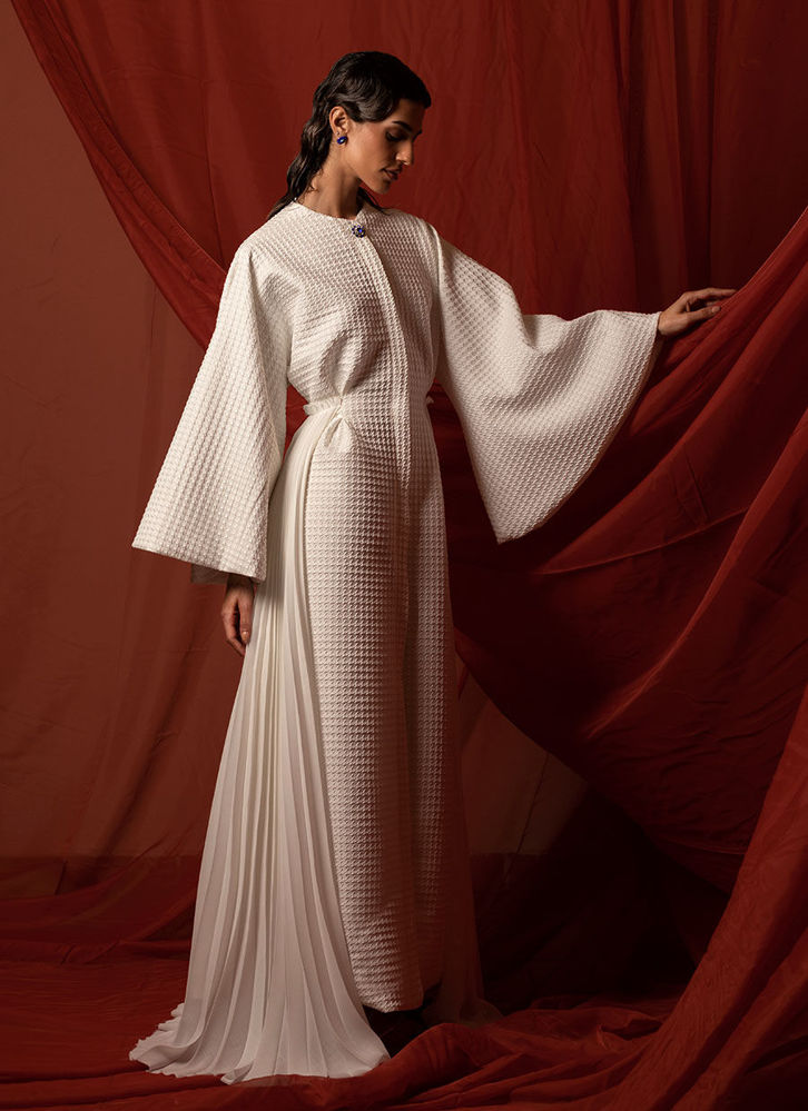 Picture of Houndstooth Brocade Kaftan