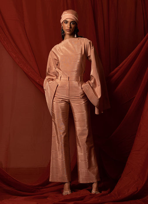 Picture of Taffeta Moire Kimono Sleeve Top