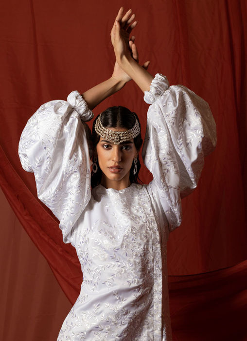 Razmir Sik Fully Embroidered Kaftan