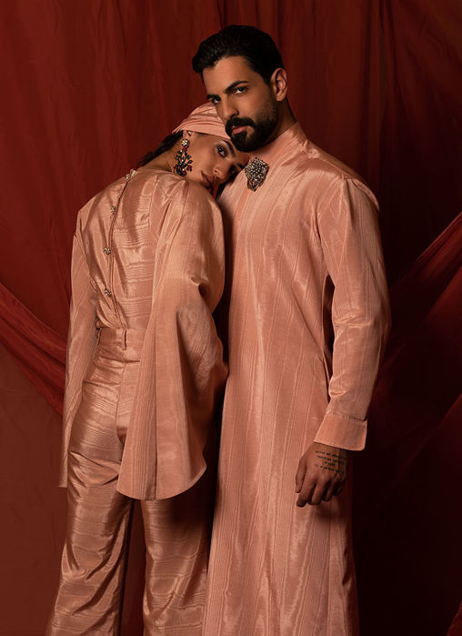 Taffeta Moire Men Thobe