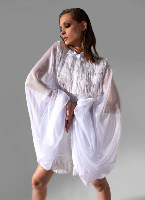 Mousseline Metallic Shirt