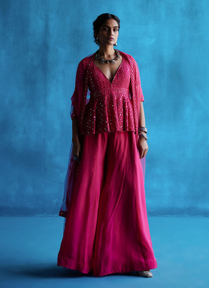 Picture of Coral Sharara Set