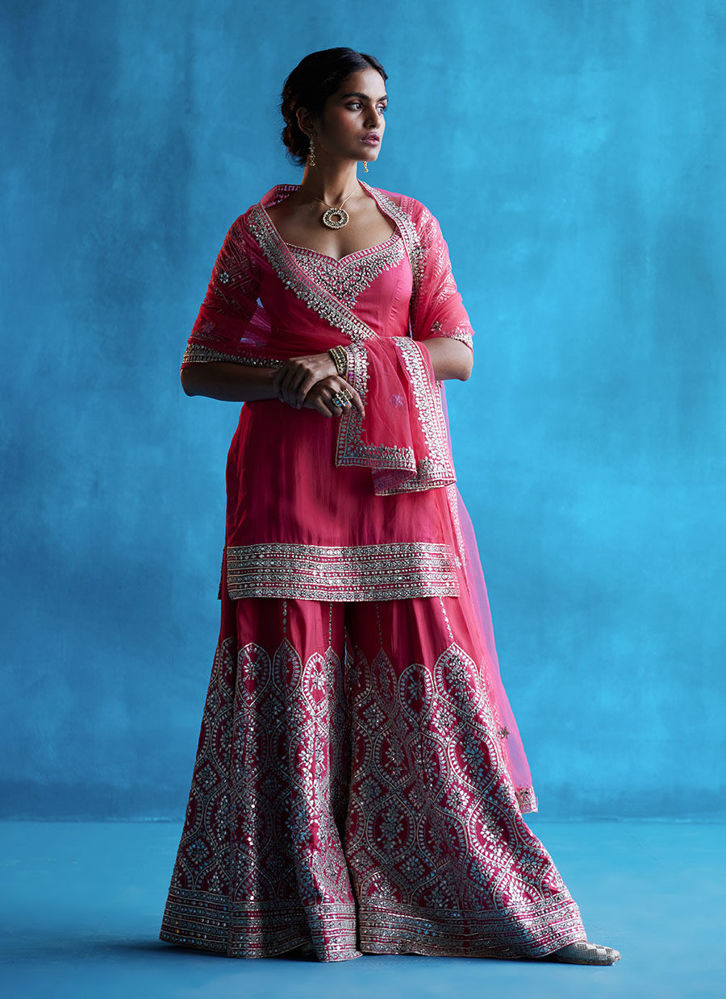 Picture of Coral Sharara Set