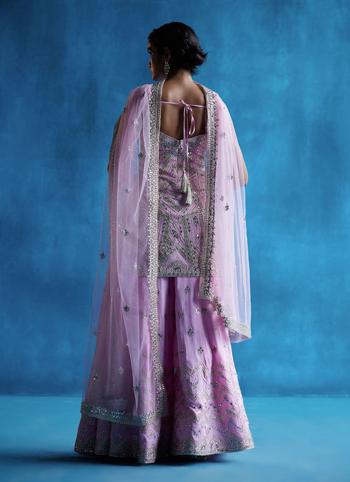 Pink Sharara Set
