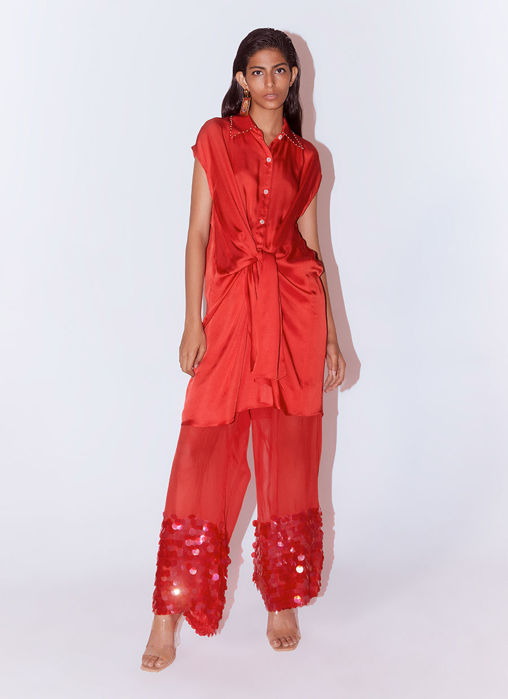 Picture of Aspen Knot Shirt ( Red)