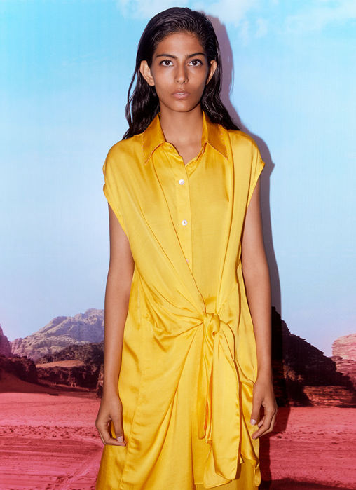 Aspen Knot Shirt ( Yellow)