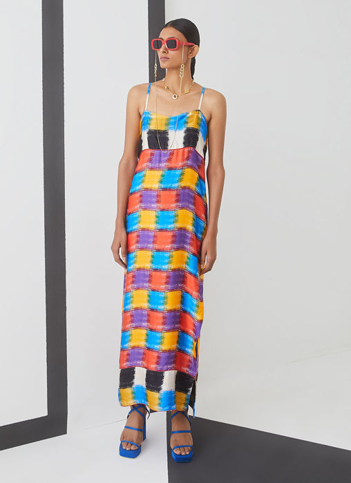 Picture of Baltimore Check Slip Dress