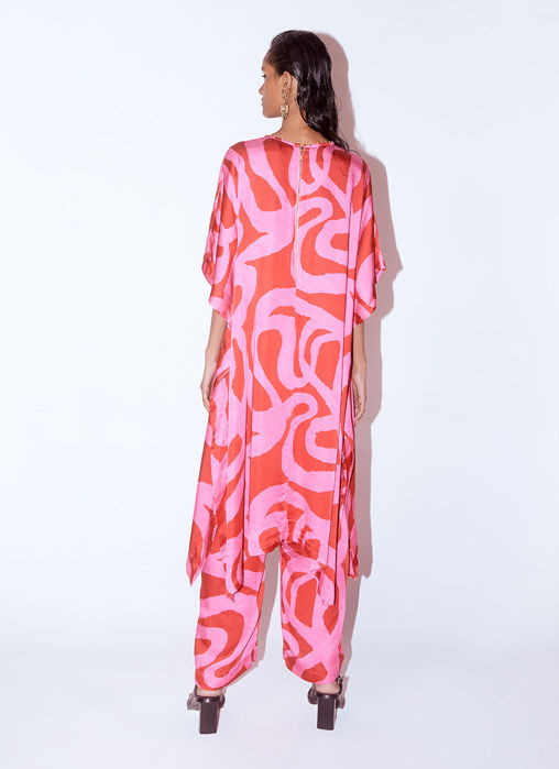 Candy Kimono Kurta And Pants Co-Ord