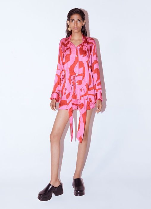 Candy Knot Shirt And Shorts Co-Ord