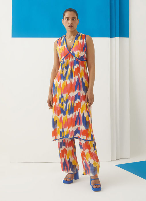 Picture of Ikat Kurta With Trousers