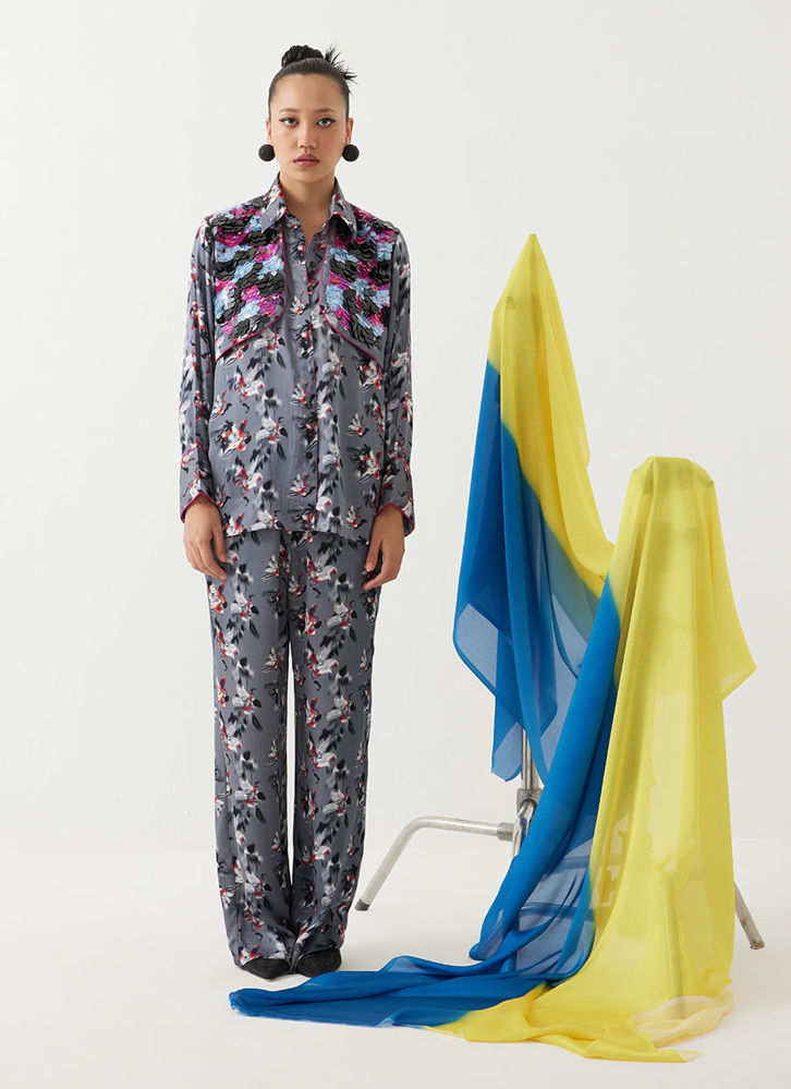 Picture of Iris Shirt And Trousers Co-Ord