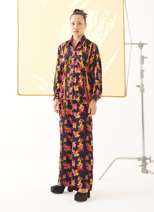 Picture of Lily Knot Shirt And Trousers Co-Ord