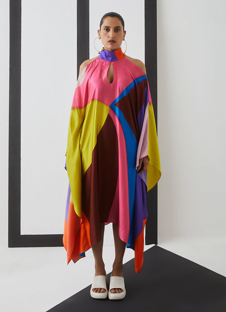 Picture of Luna Pink Swirl Kimono