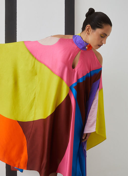 Luna Pink Swirl Kimono