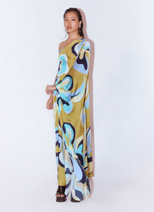 Maple One Shoulder Dress