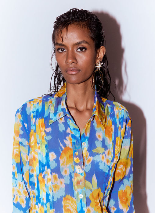 Marigold Organza Shirt