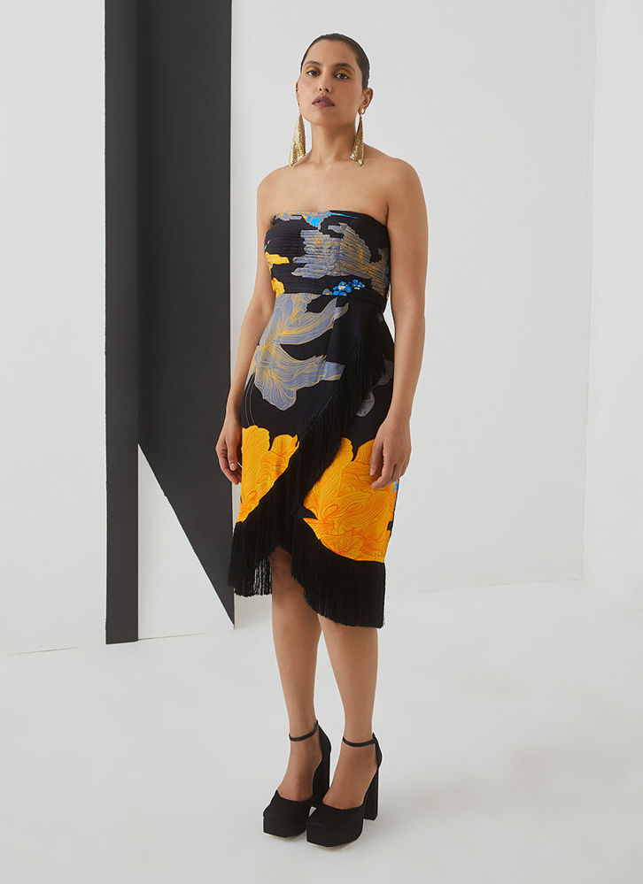 Picture of Midnight Off Shoulder Dress