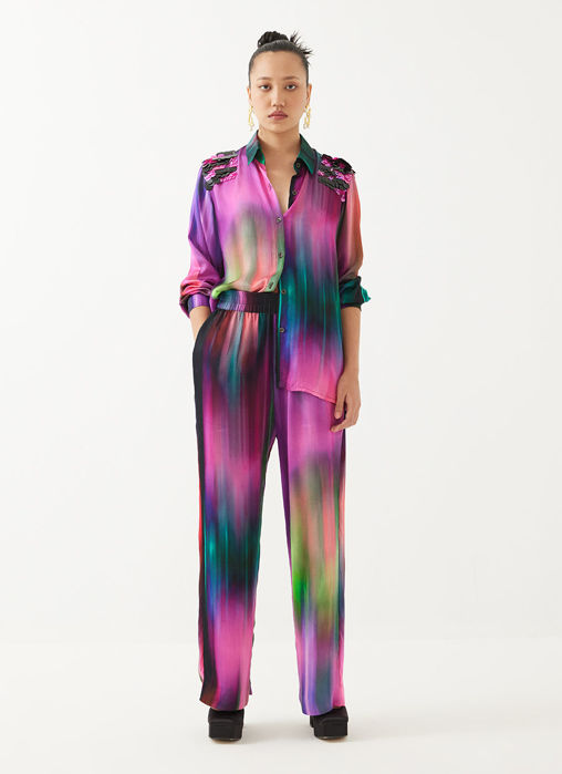 Picture of Milky Way Shirt And Trousers Co-Ord