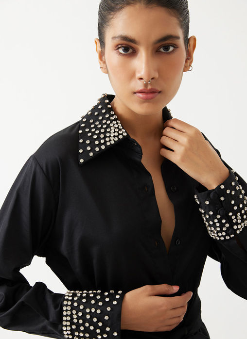 Night Sky Shirt Dress